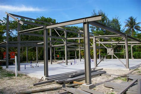 metal beams in house|steel building frame only.